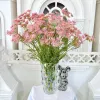 New faux flower long lace artificial flower small and fresh style home living room flower arrangement, hand feel flocked plastic flower Application Scenario